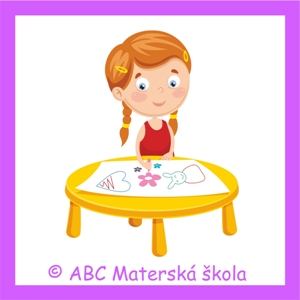 Pracovné listy, úlohy a cvičenia na stolík