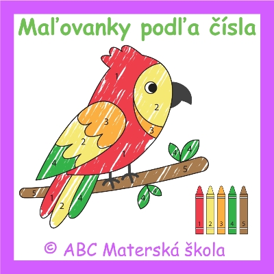 Maľujeme podľa čísla