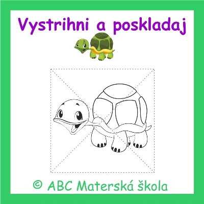 Vystrihni a poskladaj